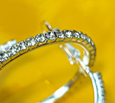 گوشواره حلقه ای تنیسی - گوشواره نگین دار - گوشواره براق - گوشواره حلقه ای نگین دار - گوشواره تنیسی - گوشواره نگین کاری شده ترند - گوشواره جدید نگین دار - گوشواره دخترانه - گوشواره های تنیسی زنانه - زیوانا - زیوانا اکسسوری - بدلیجات - بدلیجات زیوانا - اکسس